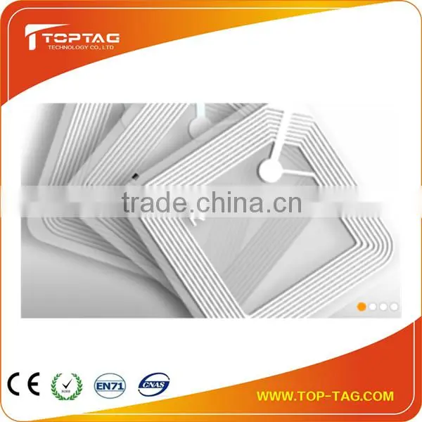 popular promotional rfid transparent card, smart plastic/PVC card