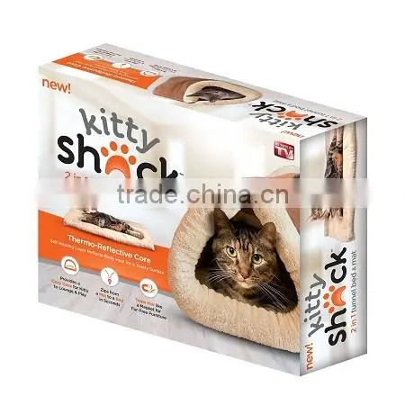 Kitty Shack 2 in1Tube Cat Mat Bed Pet Accessories Soft Winter Warm