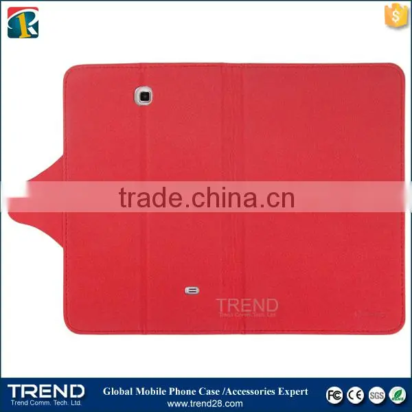 wholesale snow pattern folding leather case for samsung tab 4 8 inch