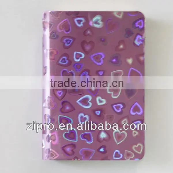 custom design print hardcover color notebook with pen