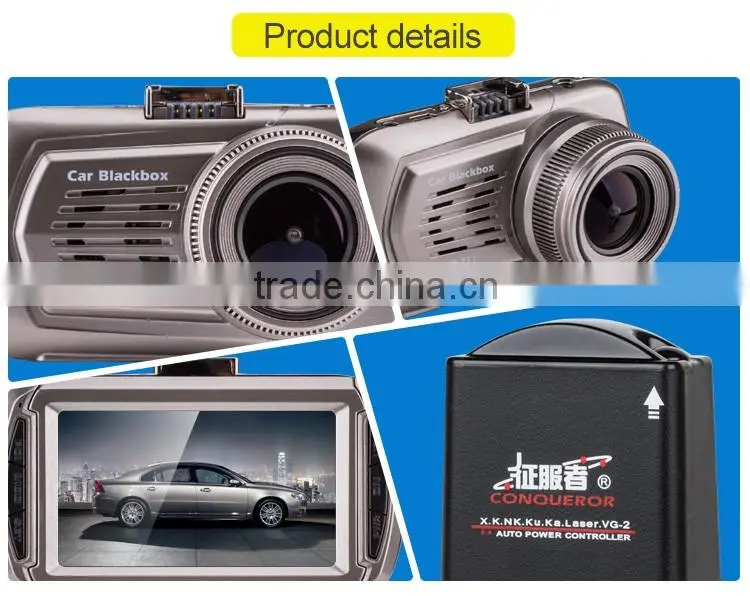 3 IN 1 Combo HD Full 1080P Car Dvr / remote Radar Detector With GPS Locator new Car dash cam