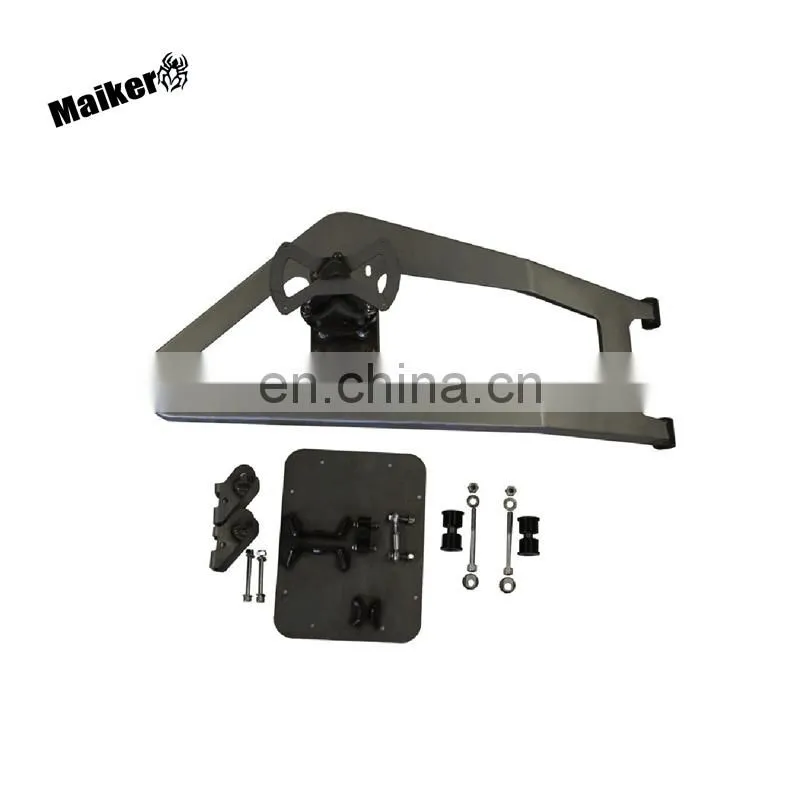 Off road parts spare tire rack for jeep wrangler jk 07+ tire carrier tuning tires