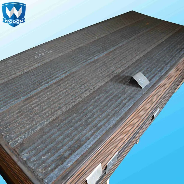 Wodon factory chromium carbide overlay with high HRC 58-65 CCO wear plate for mining, cement plant or power plant