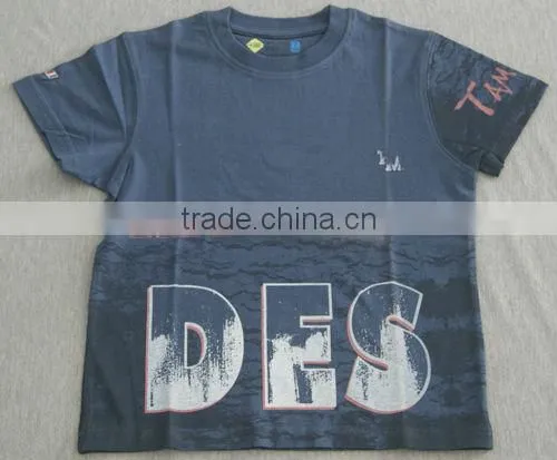 Popular boys fashion t shirt/boys printed t shirts/teen boys t shirt