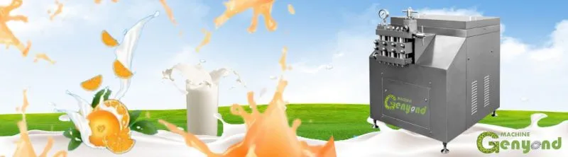 Shanghai High Pressure Homogenizer Food Production Emulsifying Cream Products Homogenizer High Pressure