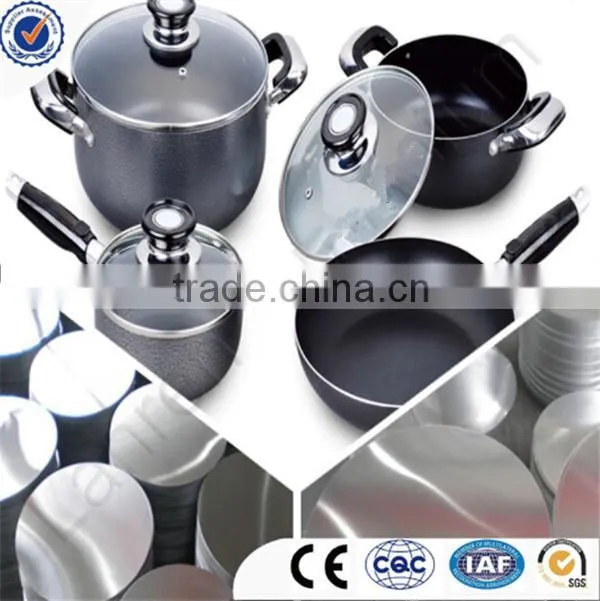 Raw material aluminum circle plates for making cookware
