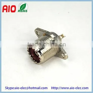 Square Chassis Mount UHF Female Connector
