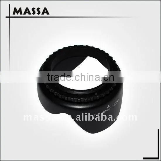 58mm lens hood screw lens hood for digital camera