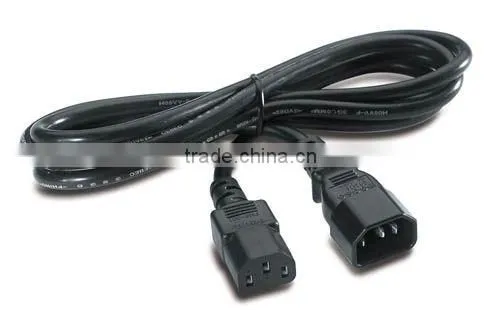 Reliable Quality Convenient IEC C13/C14 Power Cord Cable Extension/Power Cold devices Cable Extension 90cm