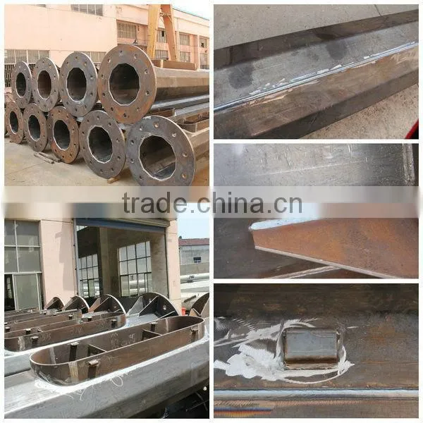 galvanized 15m 20m 30m high mast lighting tower