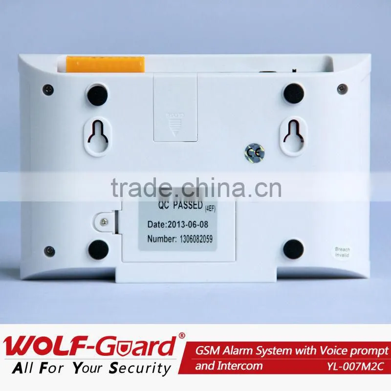 hot sale latest GSM Alarm System gsm wireless home burglar security alarm system YL-007M2C