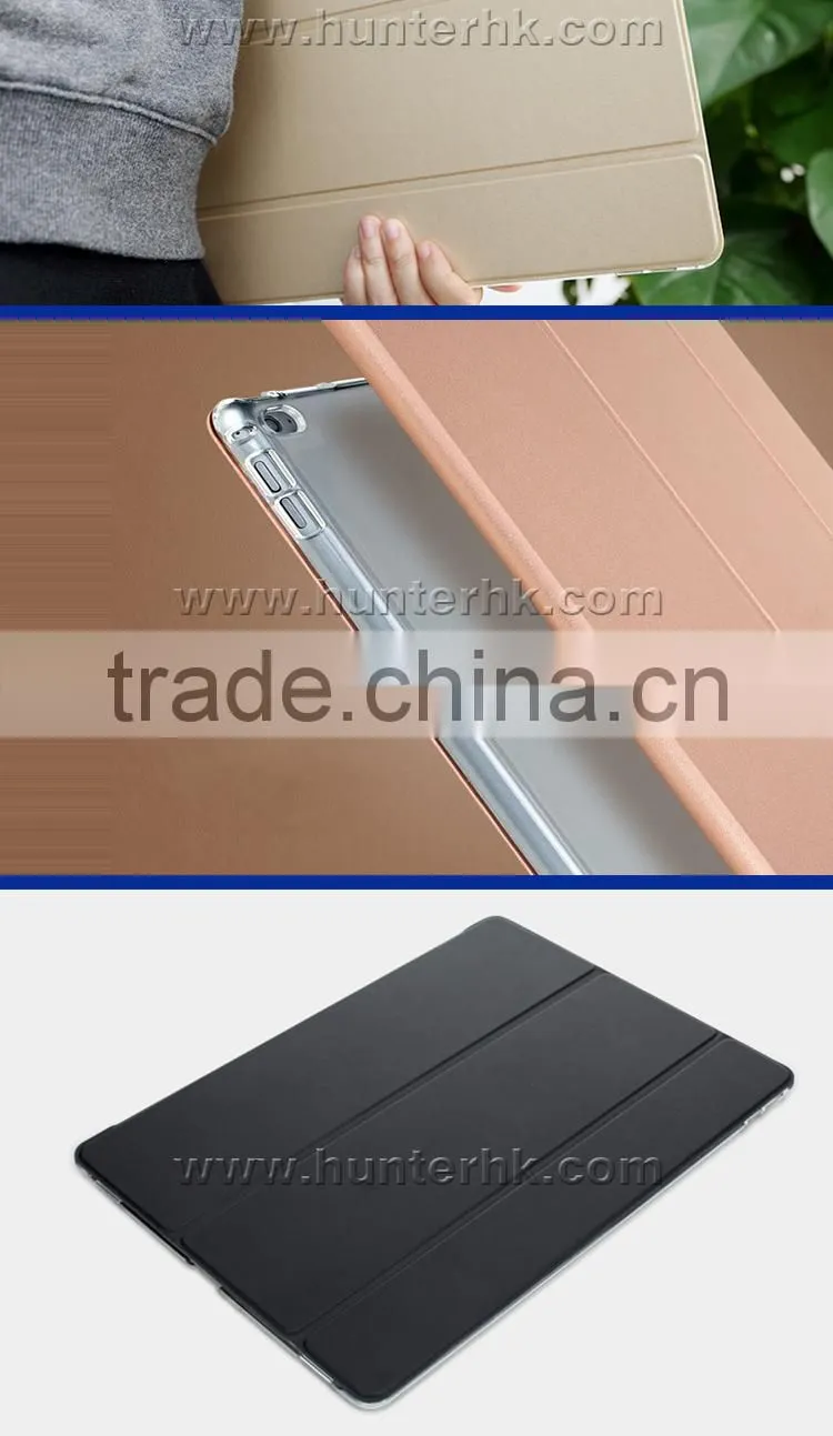 Smart Cover Clear PC Case Tablet Case For iPad Pro