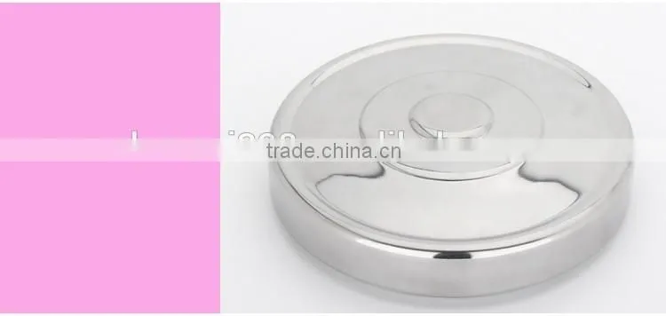 stainless steel colored tiffin lunch box/ 2 compartment insulated box/ bento box