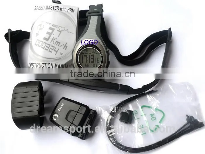 Outdoor cycling Heart rate monitor, gather speed, pace, calorie, heart rate speedometer