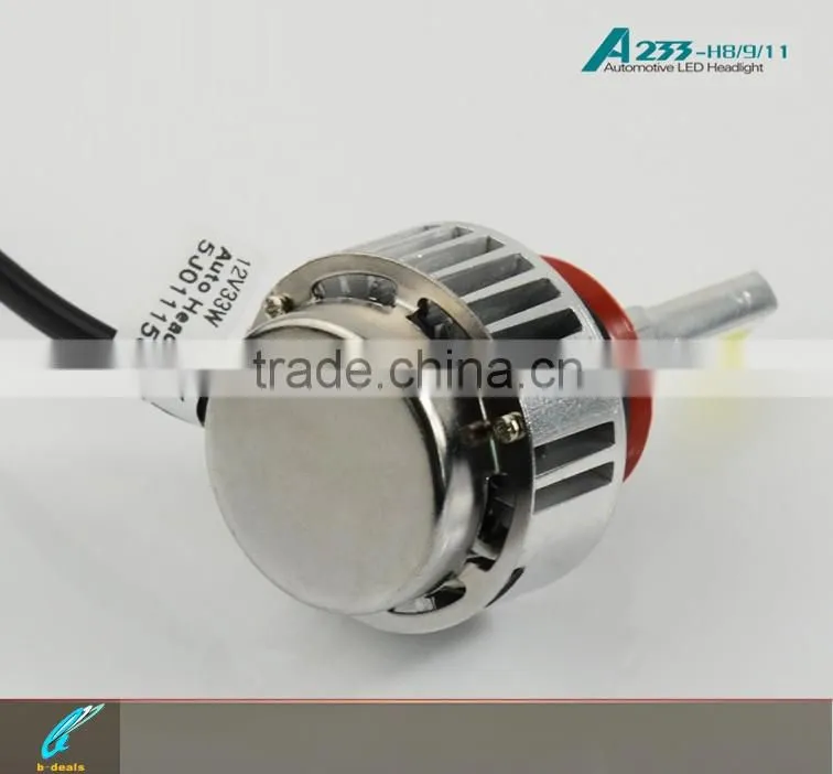 B-Deals make in china 6500k 3000lm a233 auto led head lamp H8 H9 H11 for car
