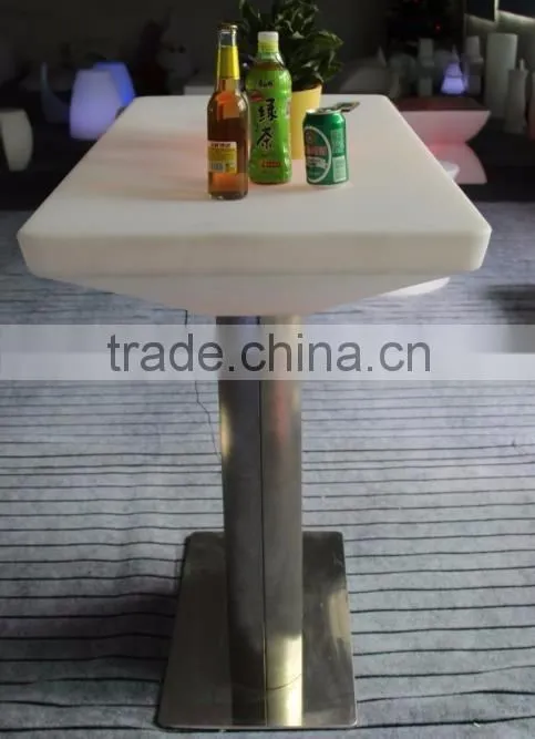 PE Plastic Big Bar Table with LED light and remote 120110E
