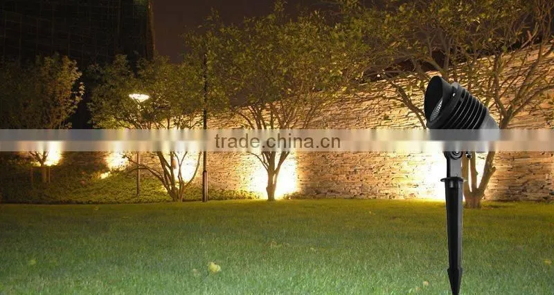 Energy Saving commercial Decorative led garden light pole 3W -9W CE Aluminum