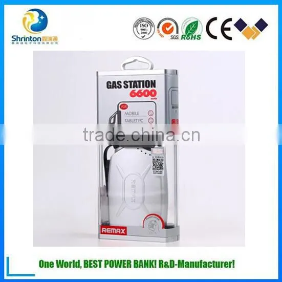 Cute shape remax rechargeable 18650 battery charger mobile phone power bank