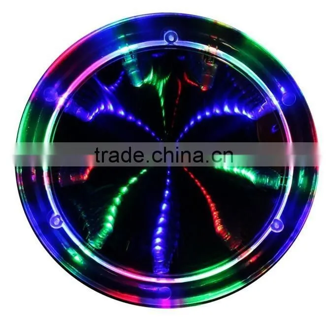 Delicate Colorful Changing LED Light Drink Glass Bottle Cup Coaster Mat Bar Party Xmas Gift For Sale