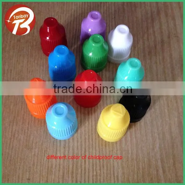 15ml LDPE plastic semi transparent bottles for e cig/smoke oil with stubby tip& child resistant cap PLUG-2