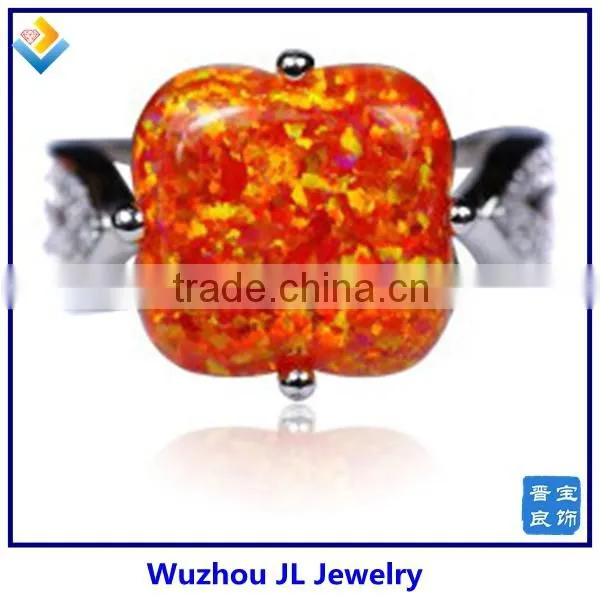 Fasion Silver Jewelry Design Opal Ring Silver Big Stone Opal Ring Hot Sale In Turkey