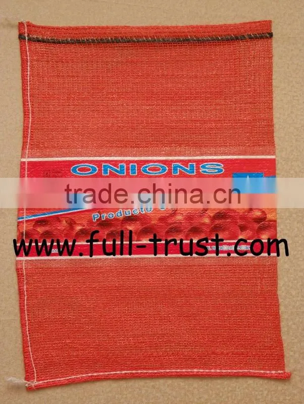 Fruits netting bag with drawstring