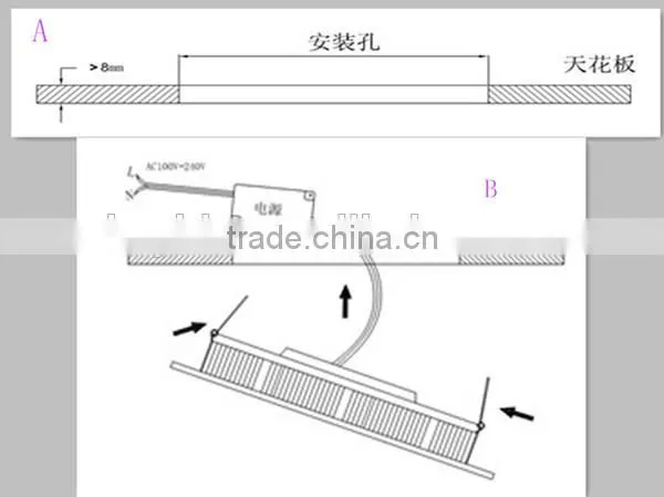18w round led panel light