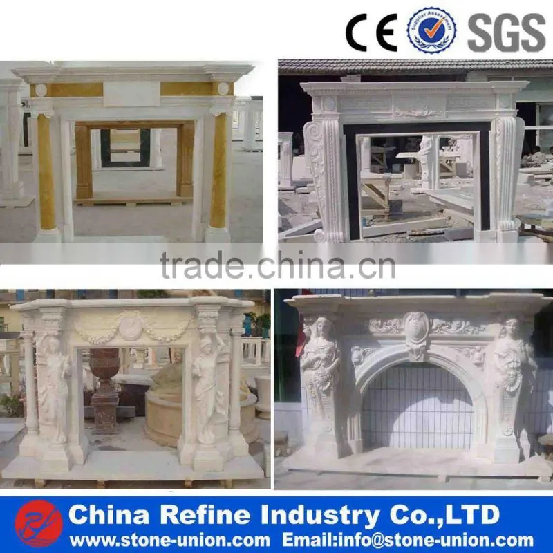 Golden freestanding fireplace