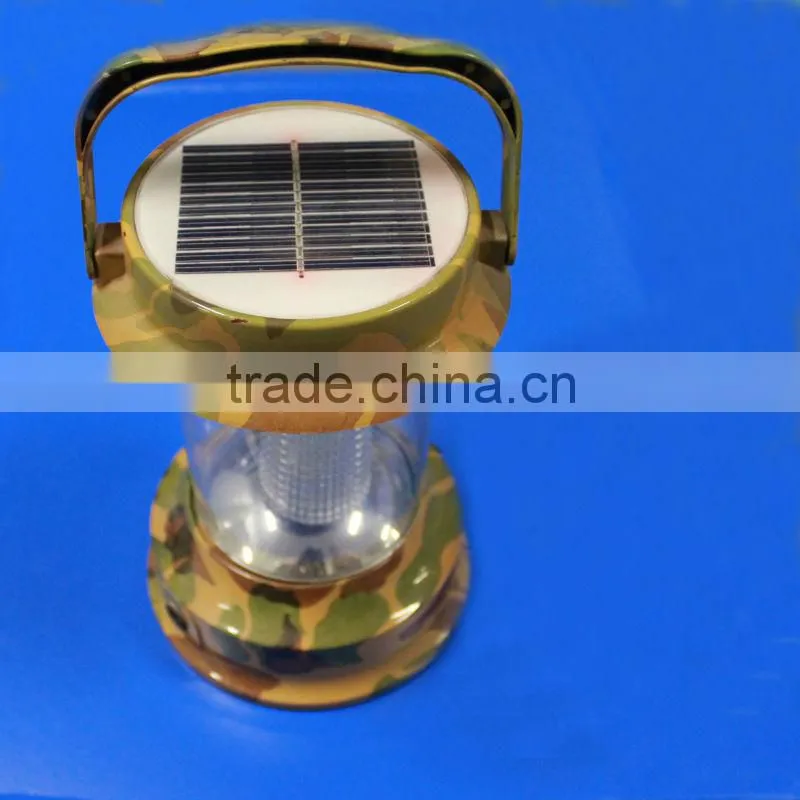 Hand crank solar lantern