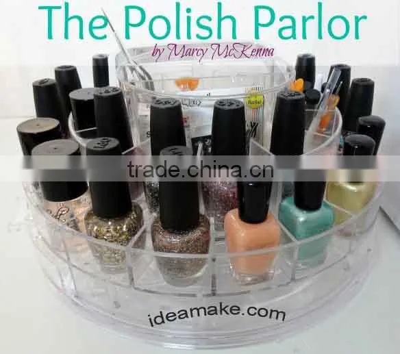 Makeup Organizer with clock as seen on TV