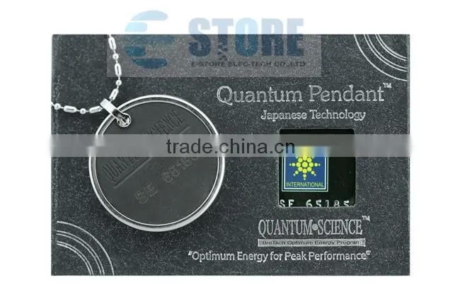 Attractive Scalar Energy Necklace Super Sky Stars Design Quantum Science Ion Pendant with SS Protect Circle
