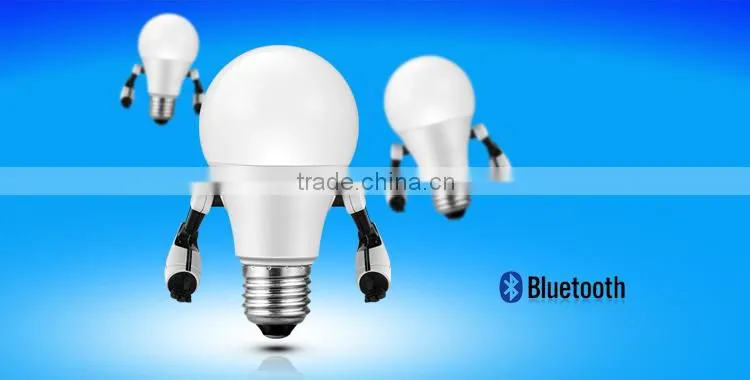 ce rohs ul smart lamp bluetooth speakers & magic led smart light lamp bulb 7w & rgbw led light bulbs by wireless control