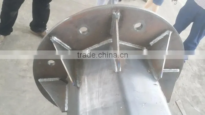 Octagonal steel street traffic pole