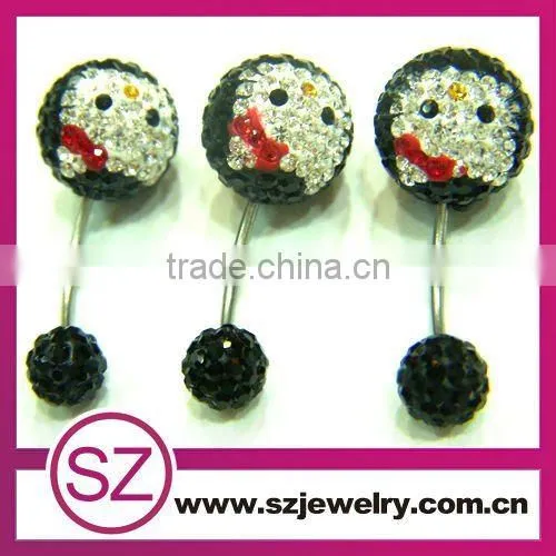 SBP0004 jet belly girls and ladies piercing jewelry 2015
