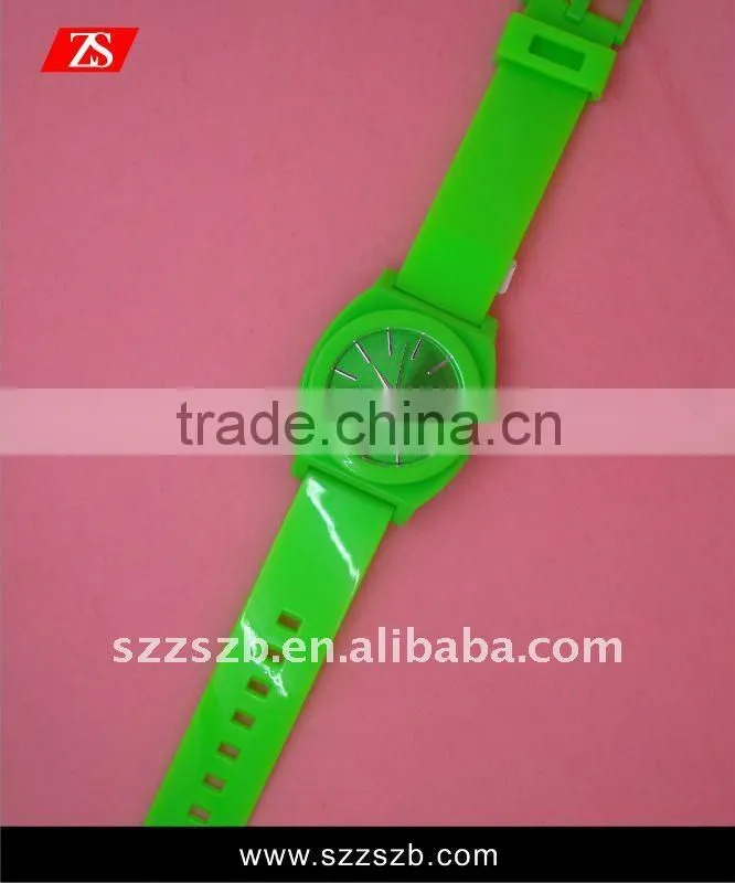 silicon plastic watch