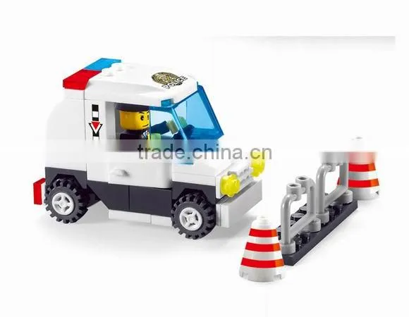 DIY Building Blocks City Police Toy plastic diy building blocks