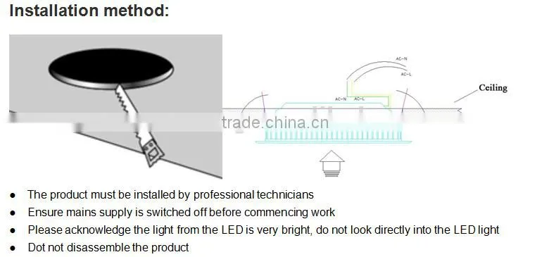 buying online in china Epistar 3w -12w 240v led down lighting with CE driver alibaba com germany
