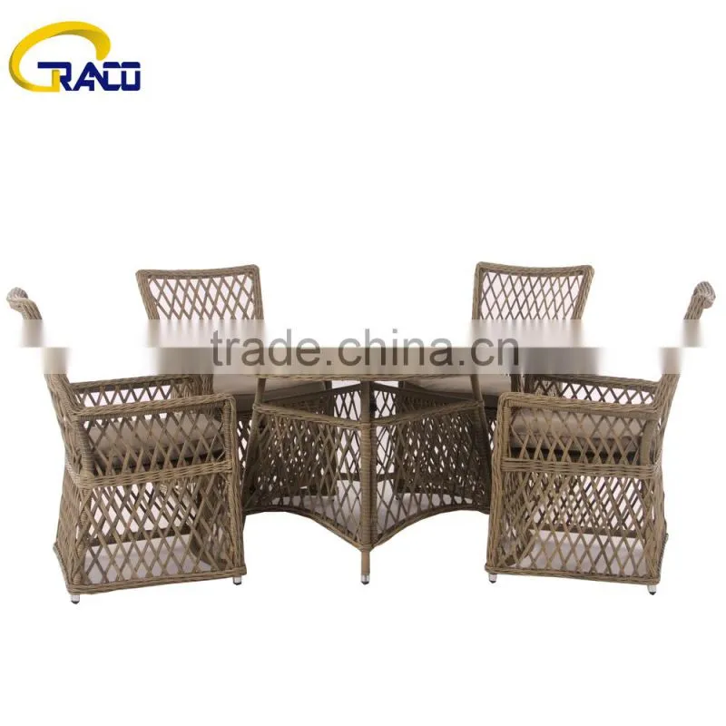 KAL911 outdoor furniture rattan dining set