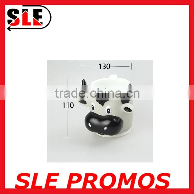 New Custom Custom Animal Shaped Eco-friendly Plastic Mug,Wholesale High Quality Promotional Gift Unique 3D Mug Cup Manufacture