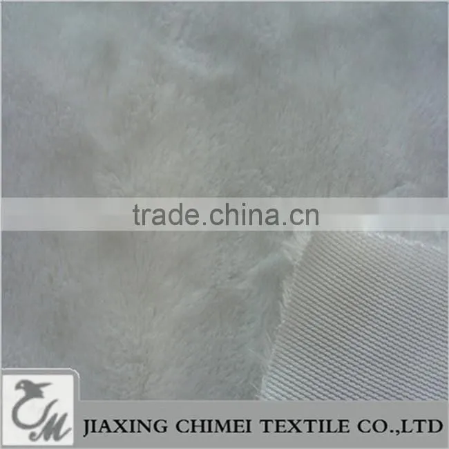 bright white coral velvet faux fur for scarf