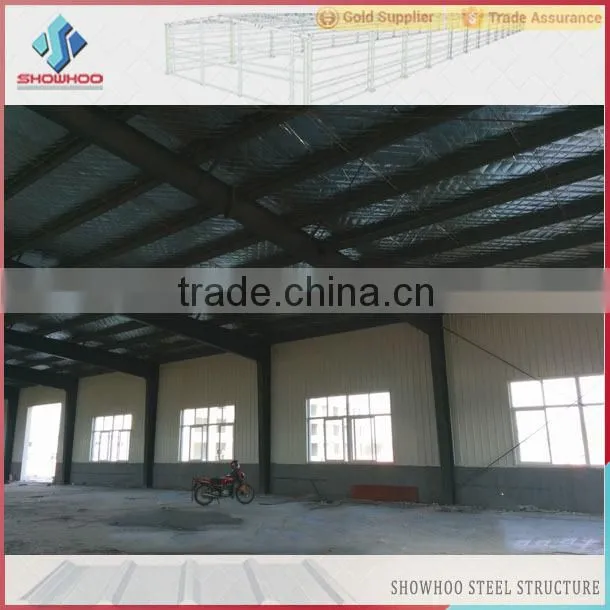 Quick build construction design steel structure pre fabricated warehouse