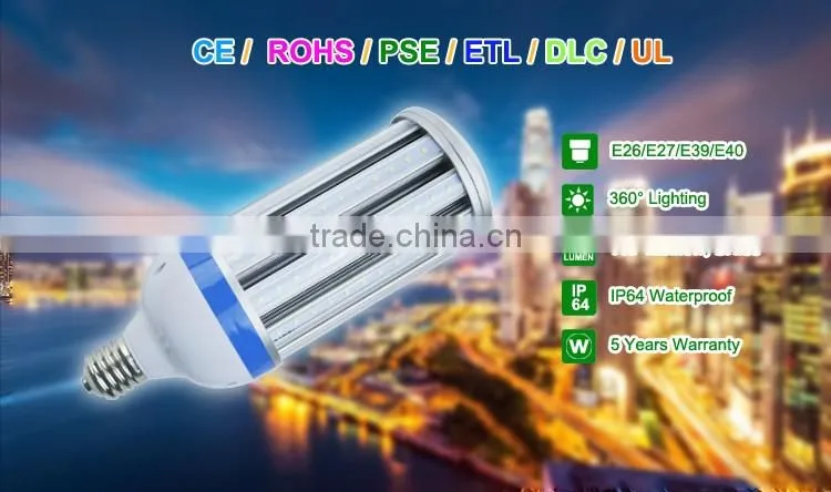 120lm/w Epistar 3030 led corn lamp 54w led corn bulb