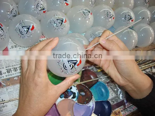 competitive inside painted glass ornament
