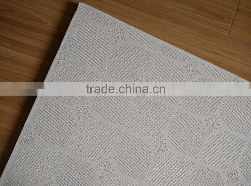 PVC gypsum board/ceiling board/ceiling tiles/gypsum false ceiling price