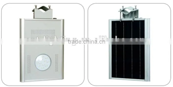 Integrated solar led street light 8W 12VDC with 5 years warranty with PIR Sensor for Garden lighting