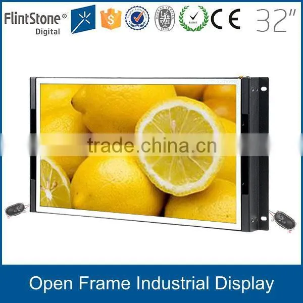 FlintStone 32 inch lcd monitor for meeting use tft panel screen open frame electronic display