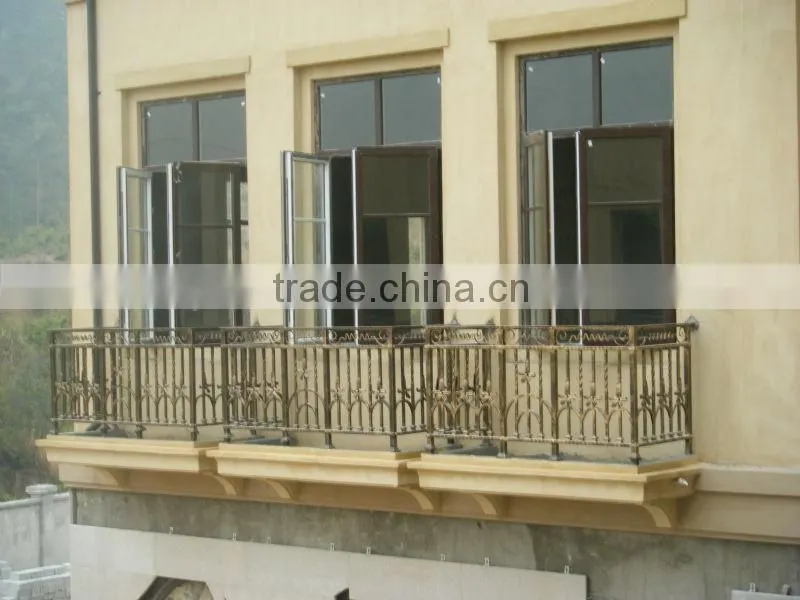 modern galvanized rod iron balcony railing designs