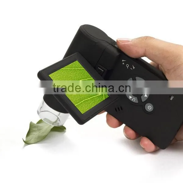 5M 500x handheld Digital biological video microscope with 3.0 inch lcd screen