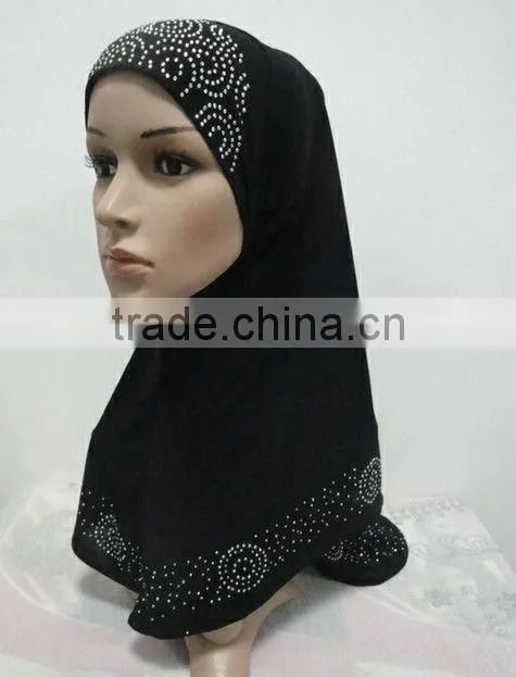 H148 new style muslim hijab,pull on hijab