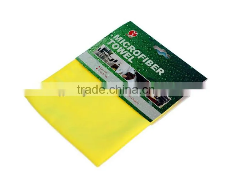 Microfiber glass cleaning towel